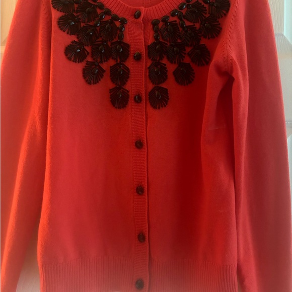 MILLY beaded cardigan size M - Picture 8 of 12